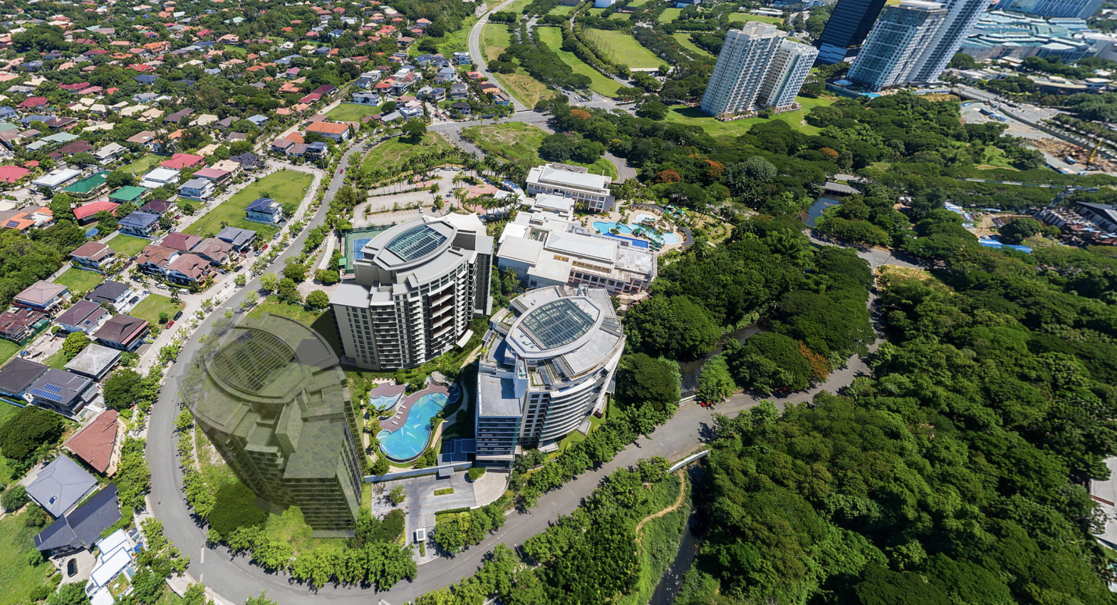 Botanika aerial view